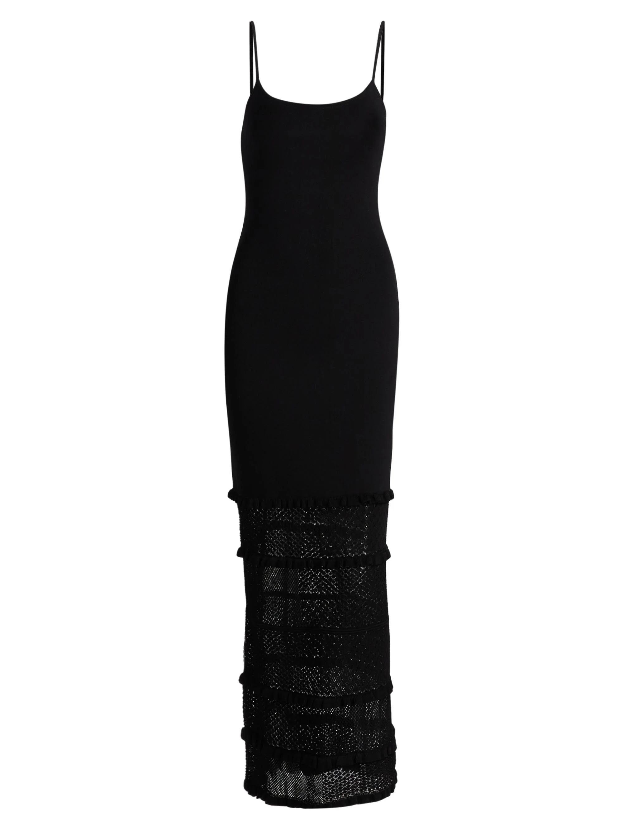 Women's The Gabrielle Knit Maxi Dress - Noir - 1