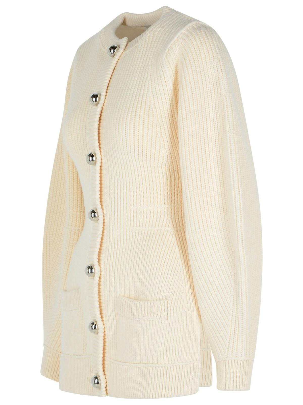 Lanvin Ivory Wool Cardigan Women - 2
