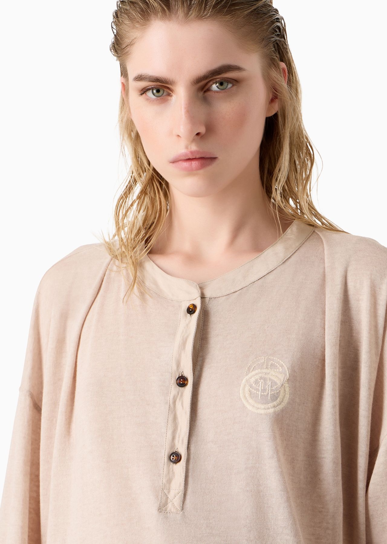 Lightweight cotton-and-cashmere-blend jersey crew-neck jumper - 5