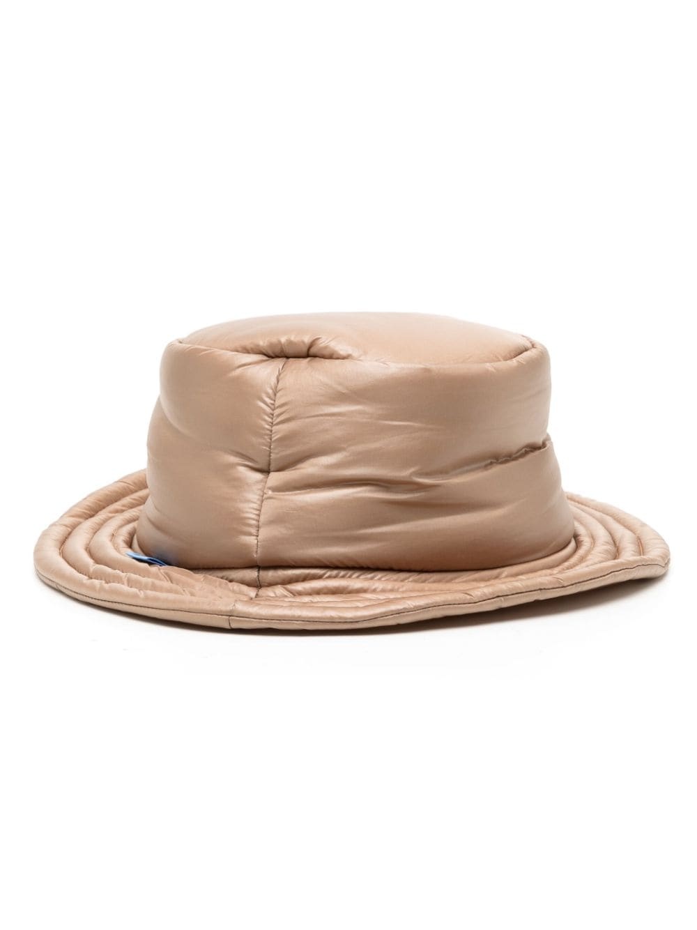 padded logo-tag bucket hat - 1