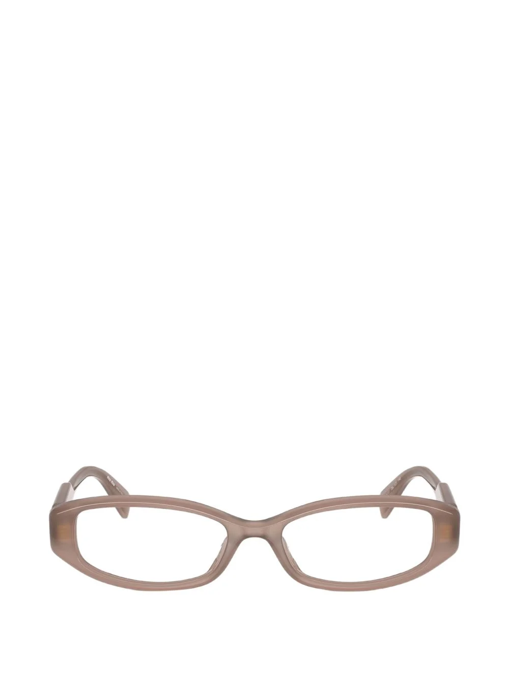 oval-frame glasses - 1