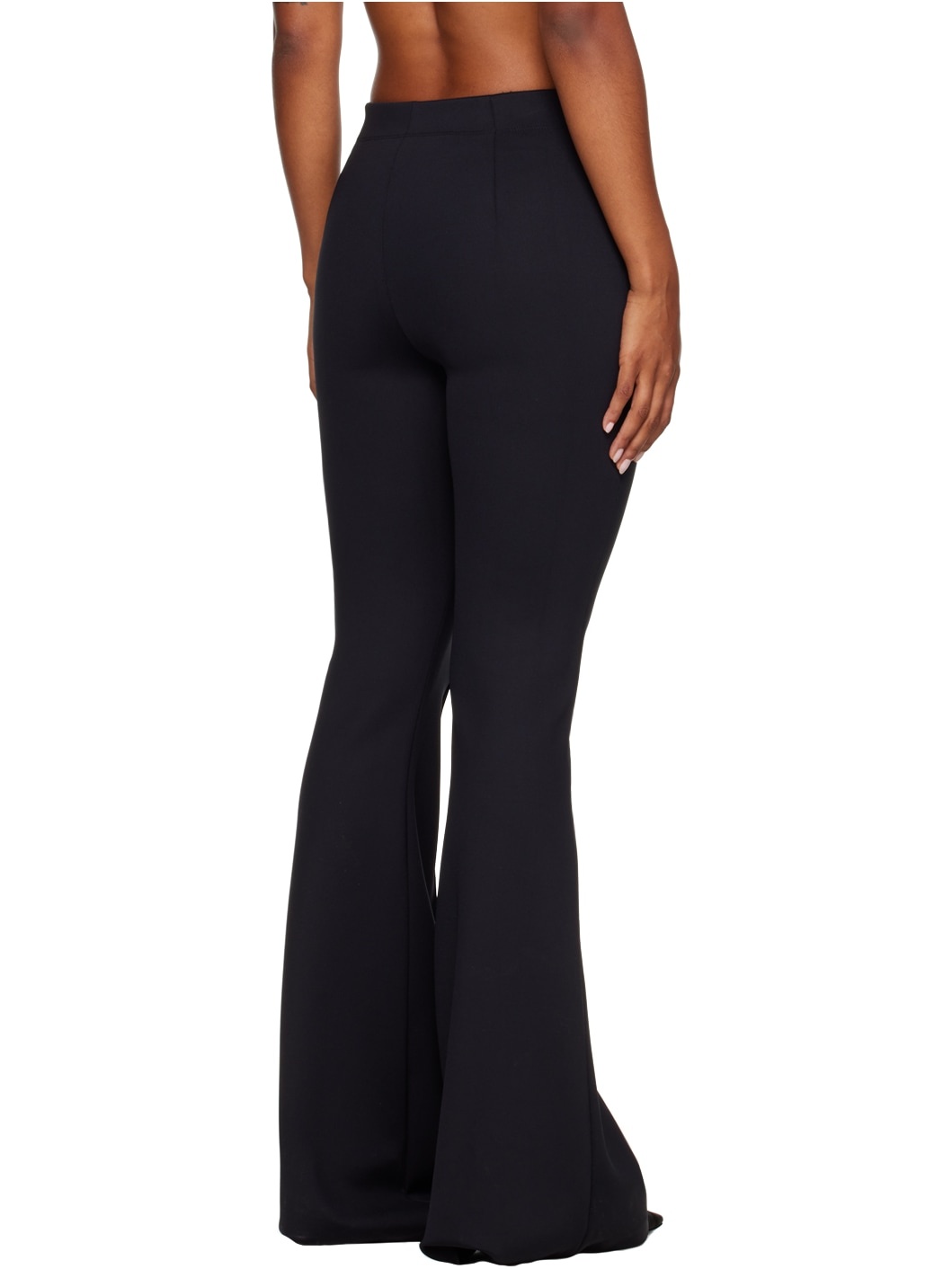 Black Scuba Trousers - 3
