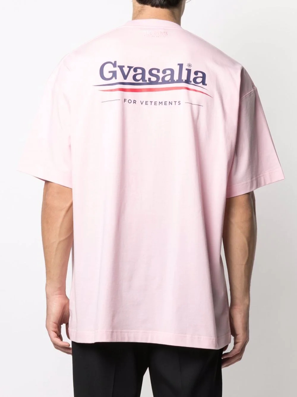 Gvasalia-print T-shirt - 4