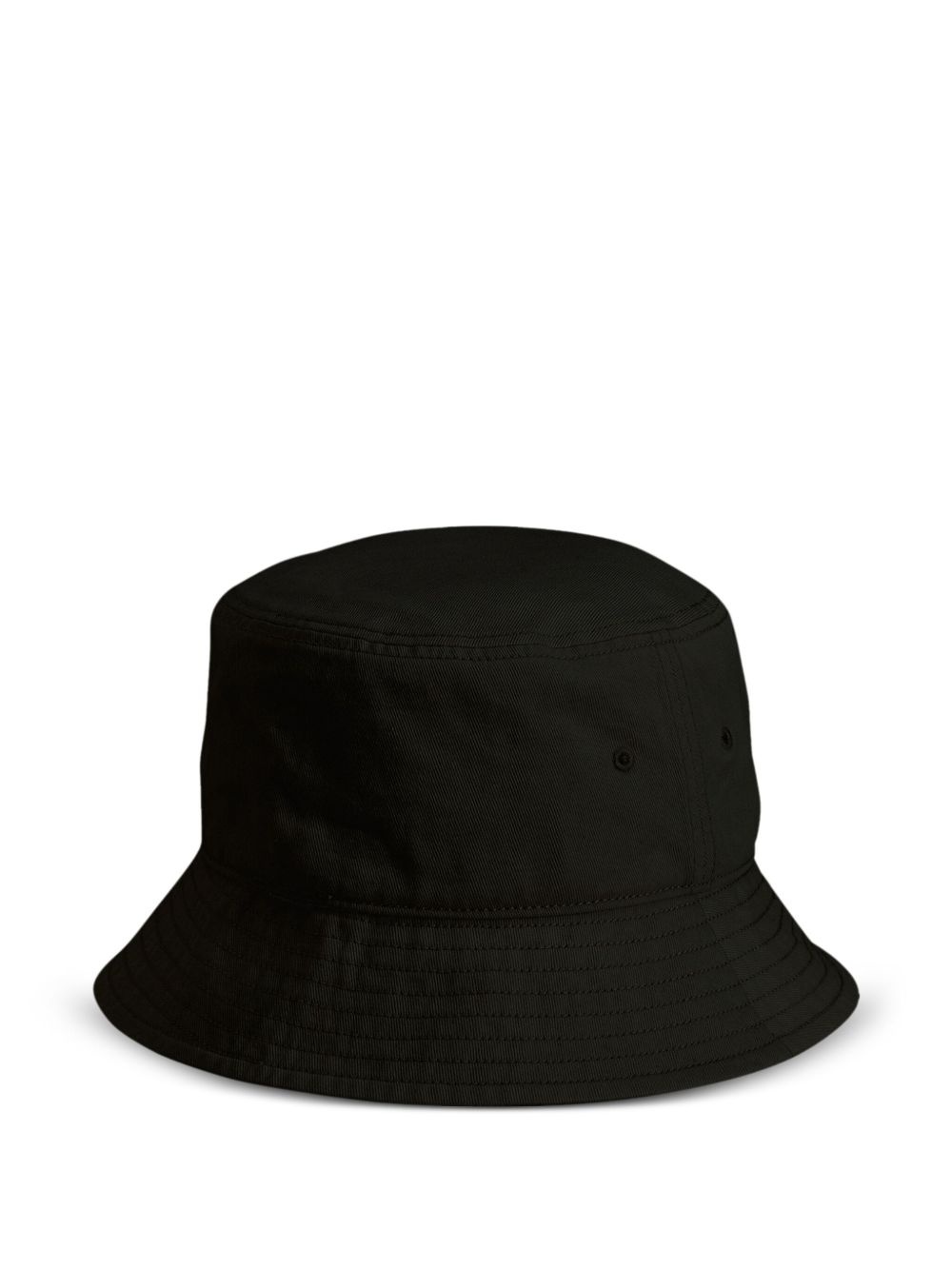 logo-print "Black" bucket hat - 2