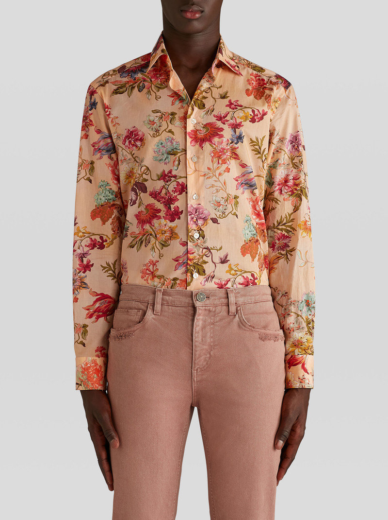 FLORAL PRINT COTTON SHIRT 2