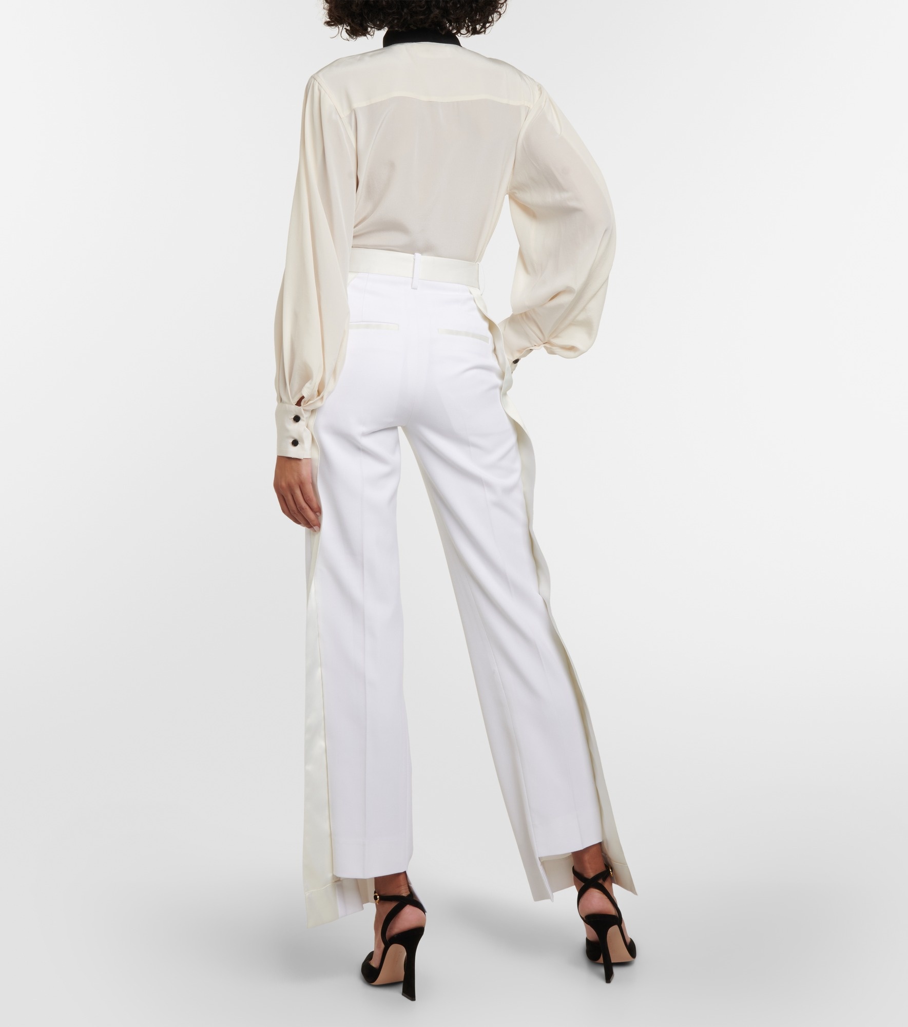 High-rise straight pants - 3