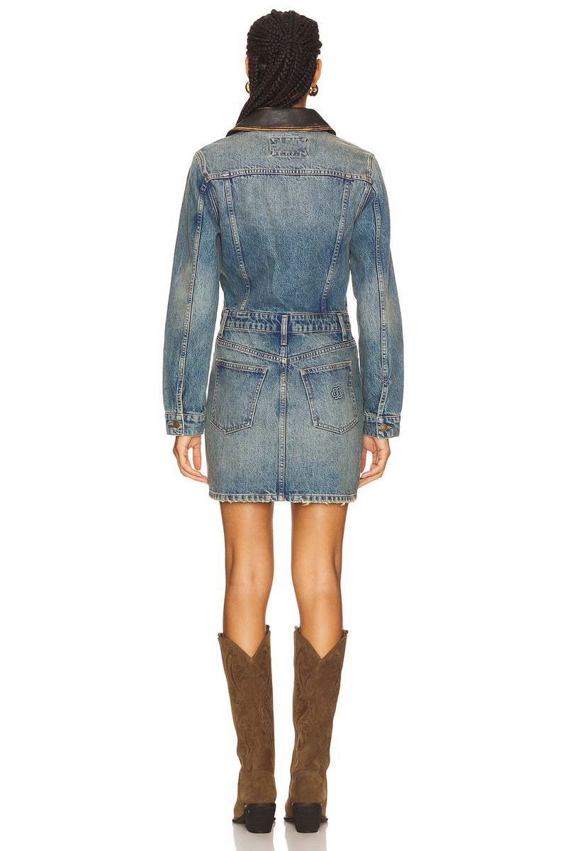 SIMKHAI Maxella Denim Jacket Mini Dress outlook