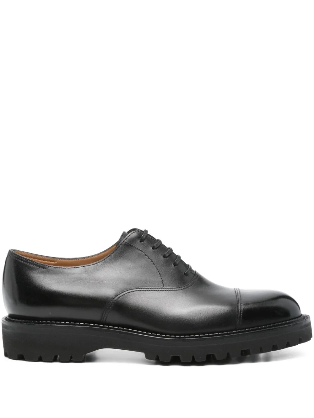 Council leather cap-toe Oxford shoes - 1