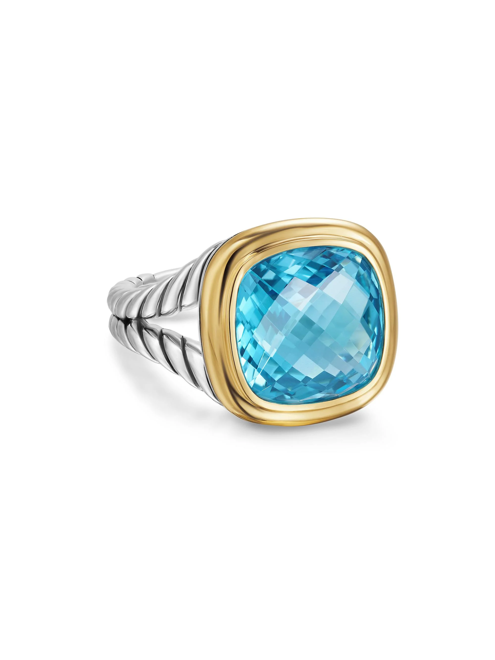 Women's Albion Ring in Sterling Silver - Blue Topaz - 1