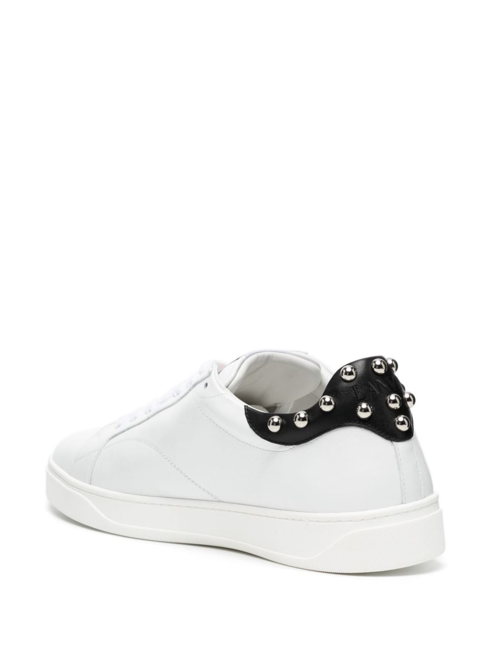 studded DDBO leather sneakers - 3