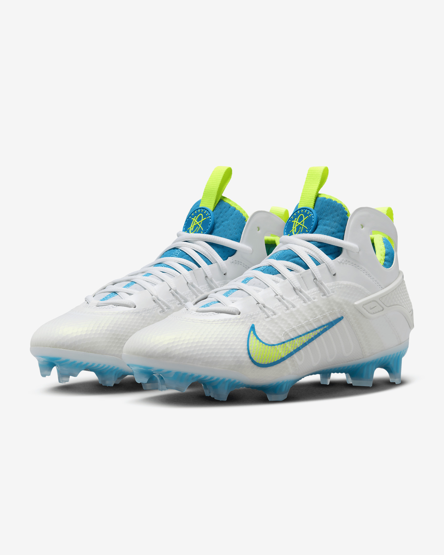 Nike Huarache 9 Elite Mid LAX SE Lacrosse Cleats - 5