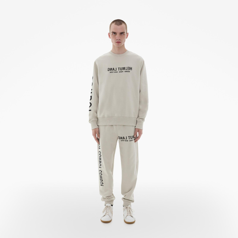 Helmut Lang SCRIBBLE LOGO CREW outlook