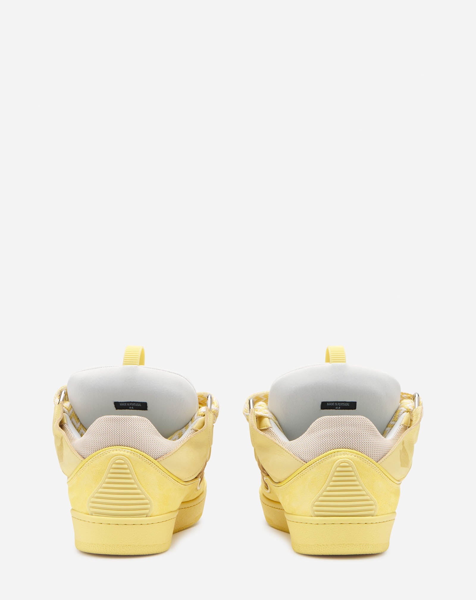 LEATHER CURB SNEAKERS - 4
