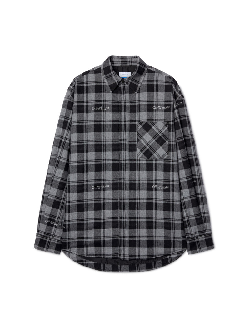 Check Padded Overshirt - 1