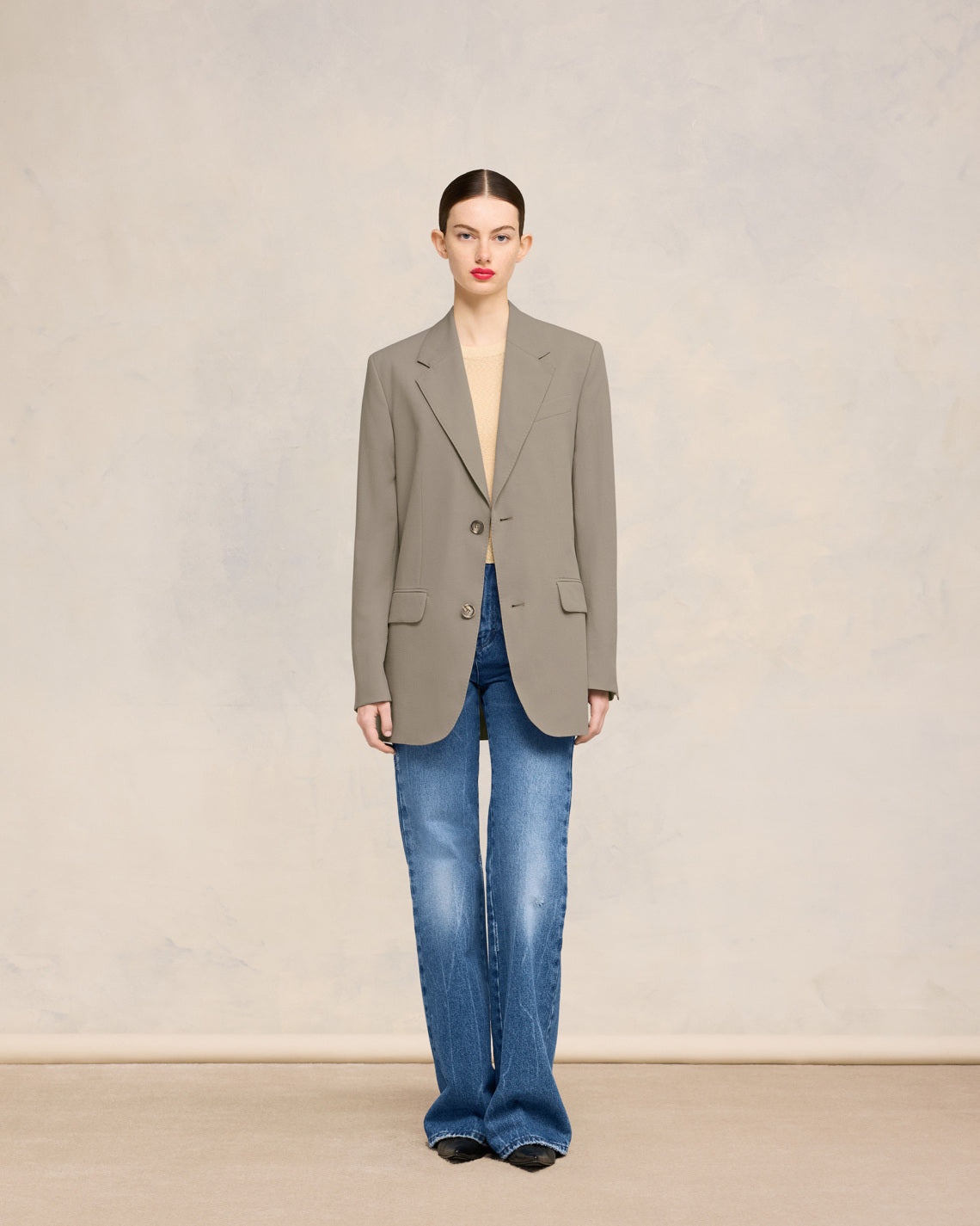 OVERSIZE TWO BUTTONS JACKET - 2