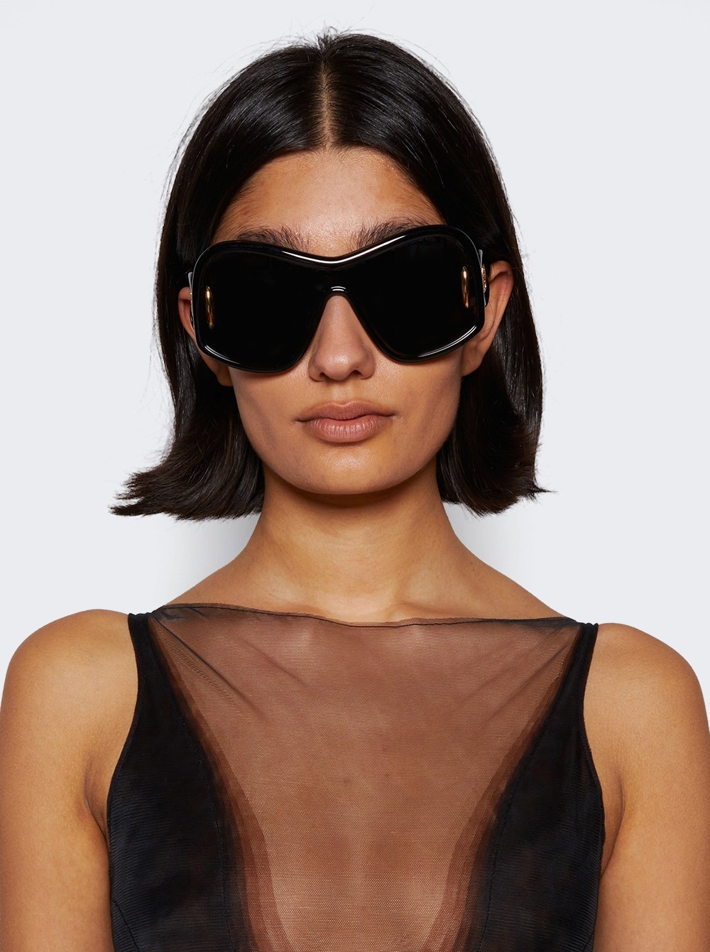Loewe Square Mask Sunglasses Smoke Mirror | thewebster