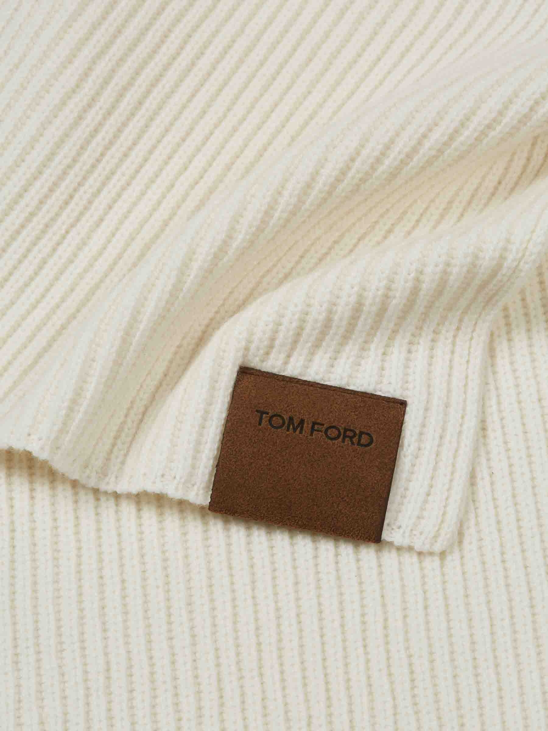 CASHMERE KNIT SCARF - 3