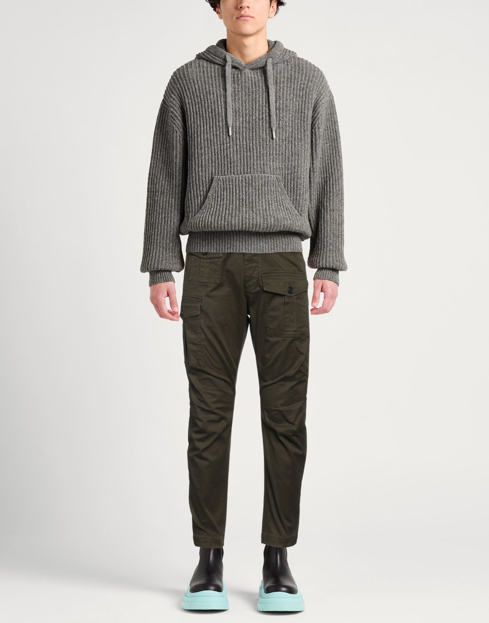 Khaki Men's Casual Pants - 2