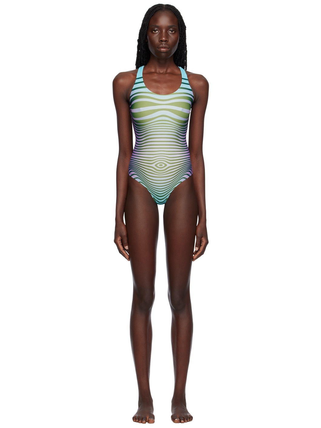 SSENSE Exclusive Blue The Body Morphing Swimsuit