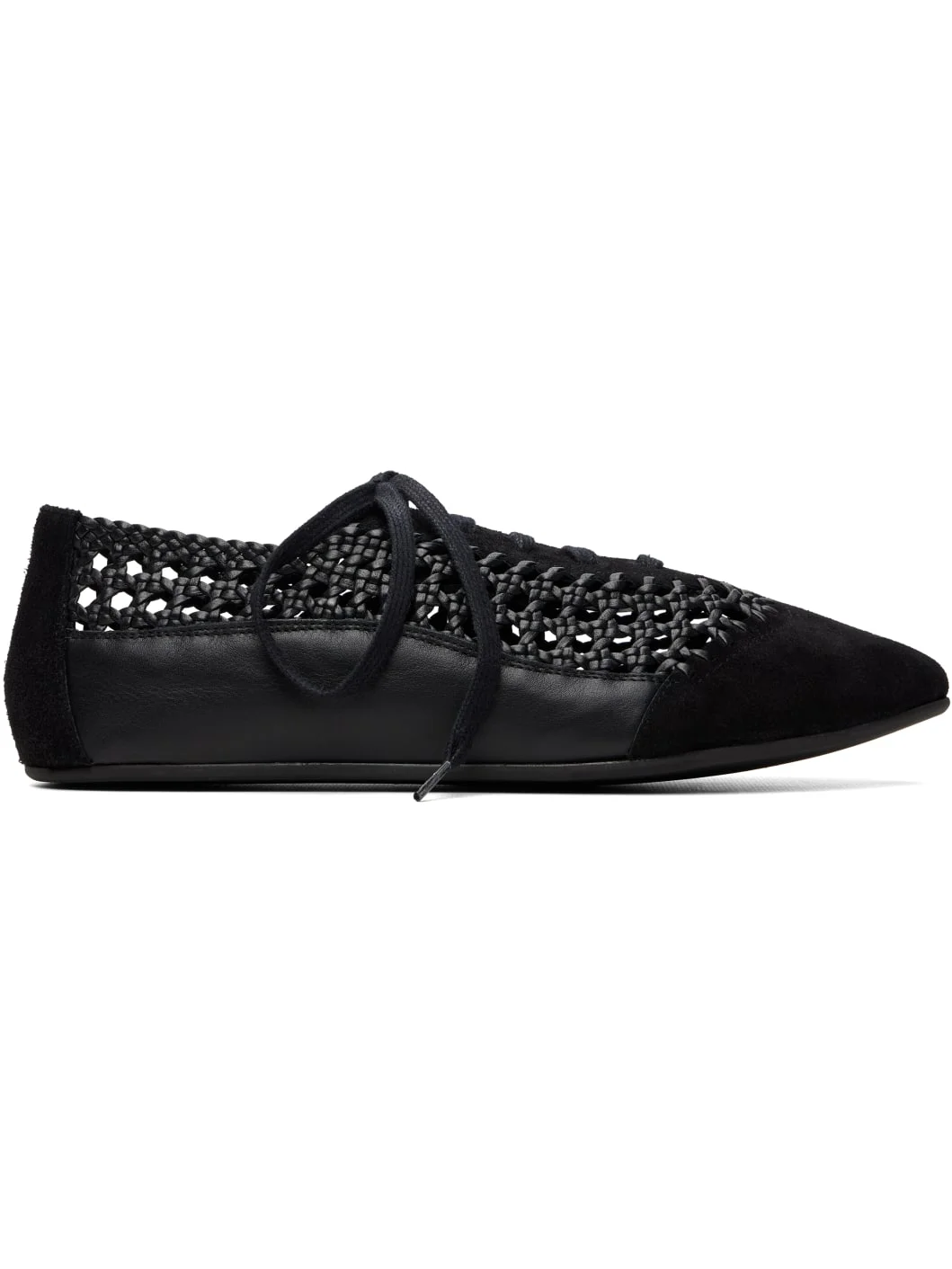 Black Esportiu Woven Loafers - 1