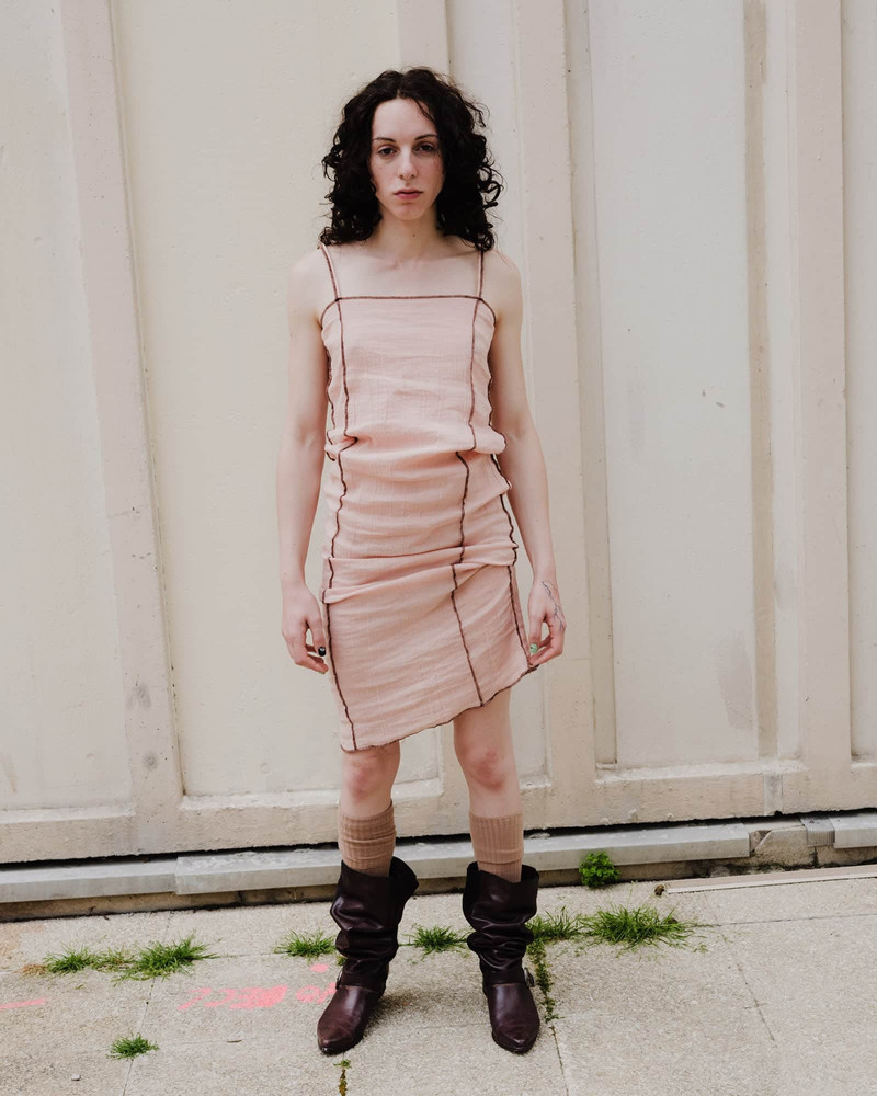 Shok Slip Dress - Crinkle Linen 7