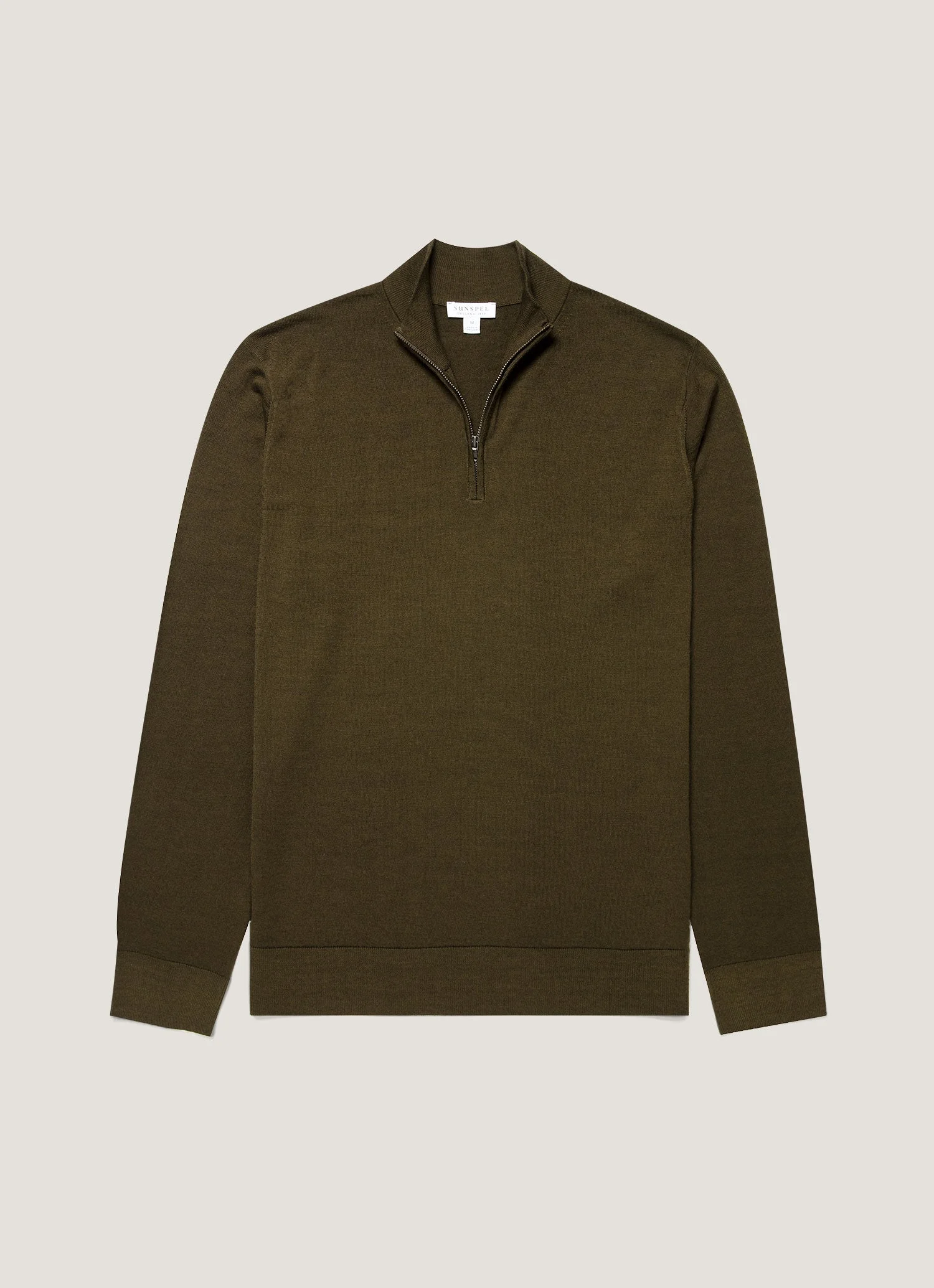 Extra‑Fine Merino Half Zip Jumper - 1
