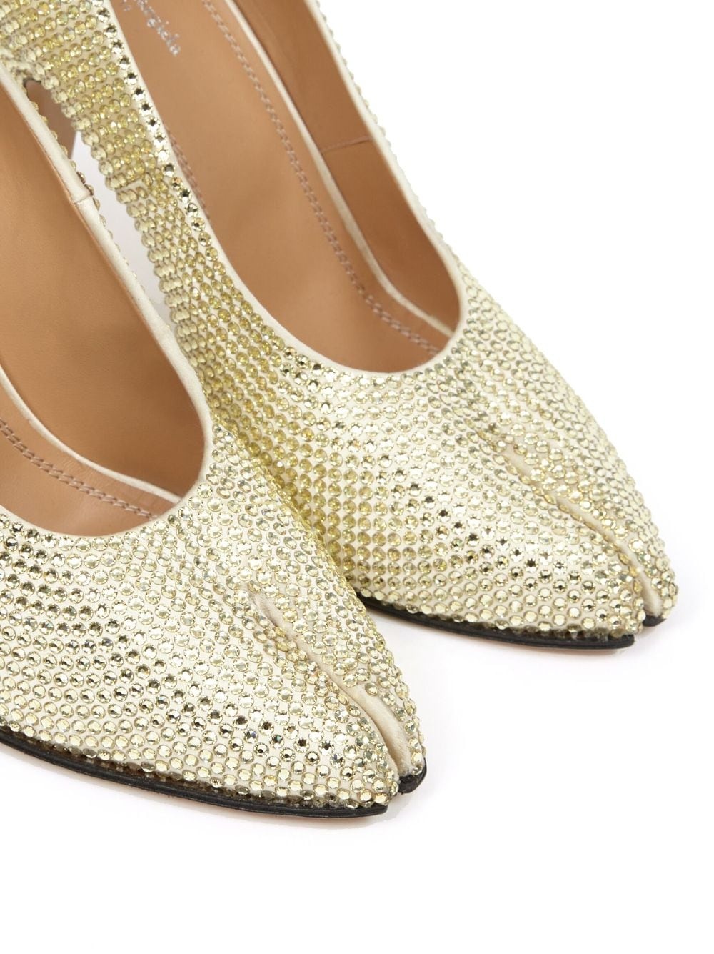 Tabi 110mm rhinestone court shoes - 5