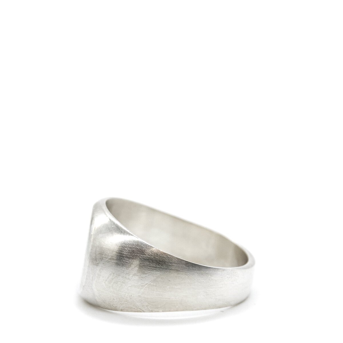 Jil Sander Classic Chevalier Ring in Silver | REVERSIBLE