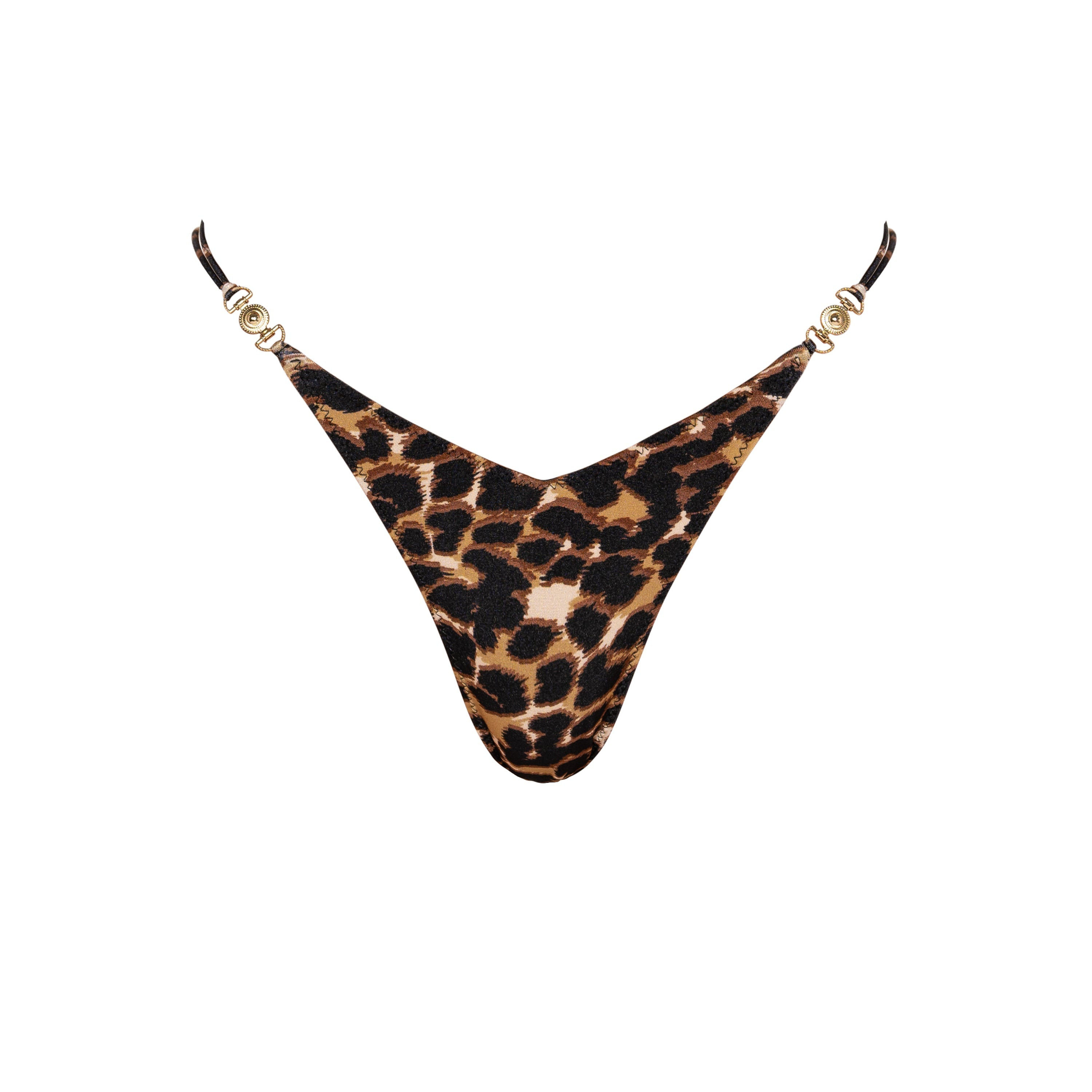 LIA Leopard Luxe - Brazilian Bikini Bottoms - 4