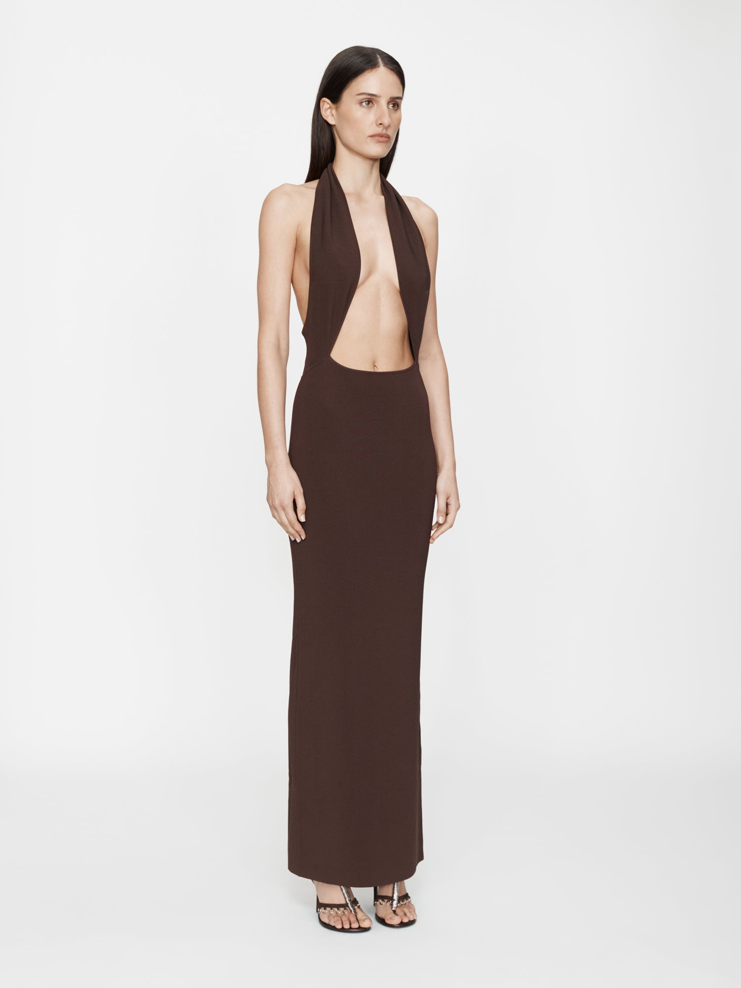 Slope Knit Halter Dress - 4