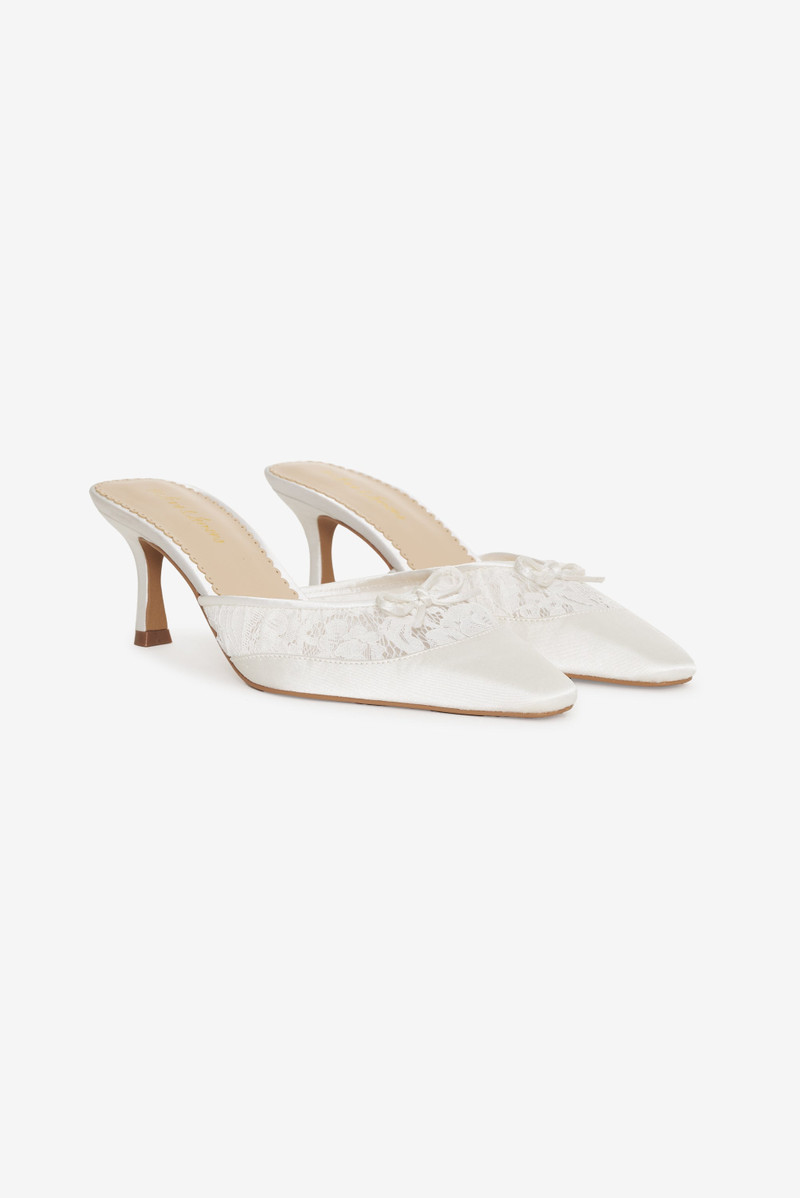 For Love & Lemons Beatrice Lace Mule outlook