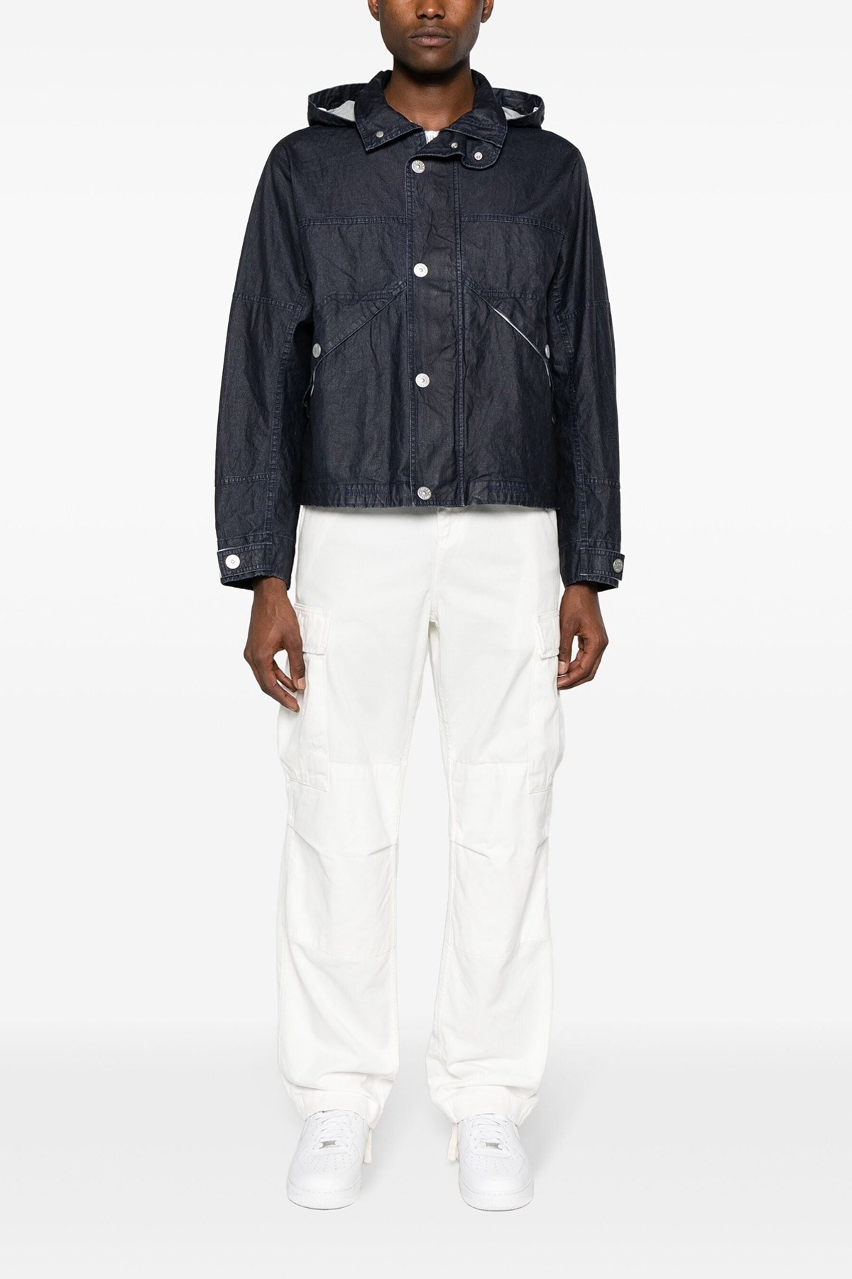 'Raw Plated Linen S.I. Marina' jacket - 2