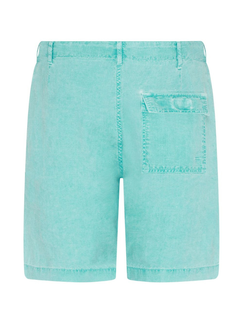 flat-waist flap-pocket bermuda shorts 4