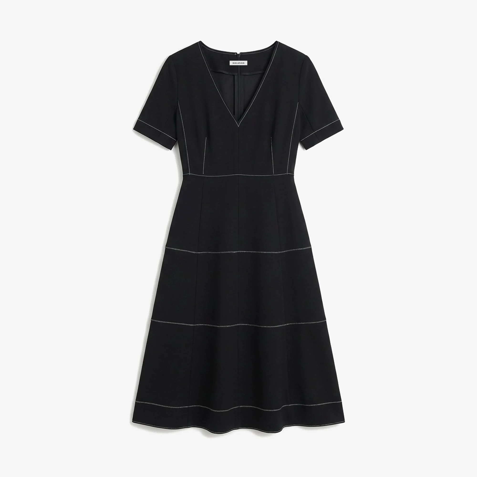 Kinta Jetset Dress - Everyday Crepe with Topstitch - 1