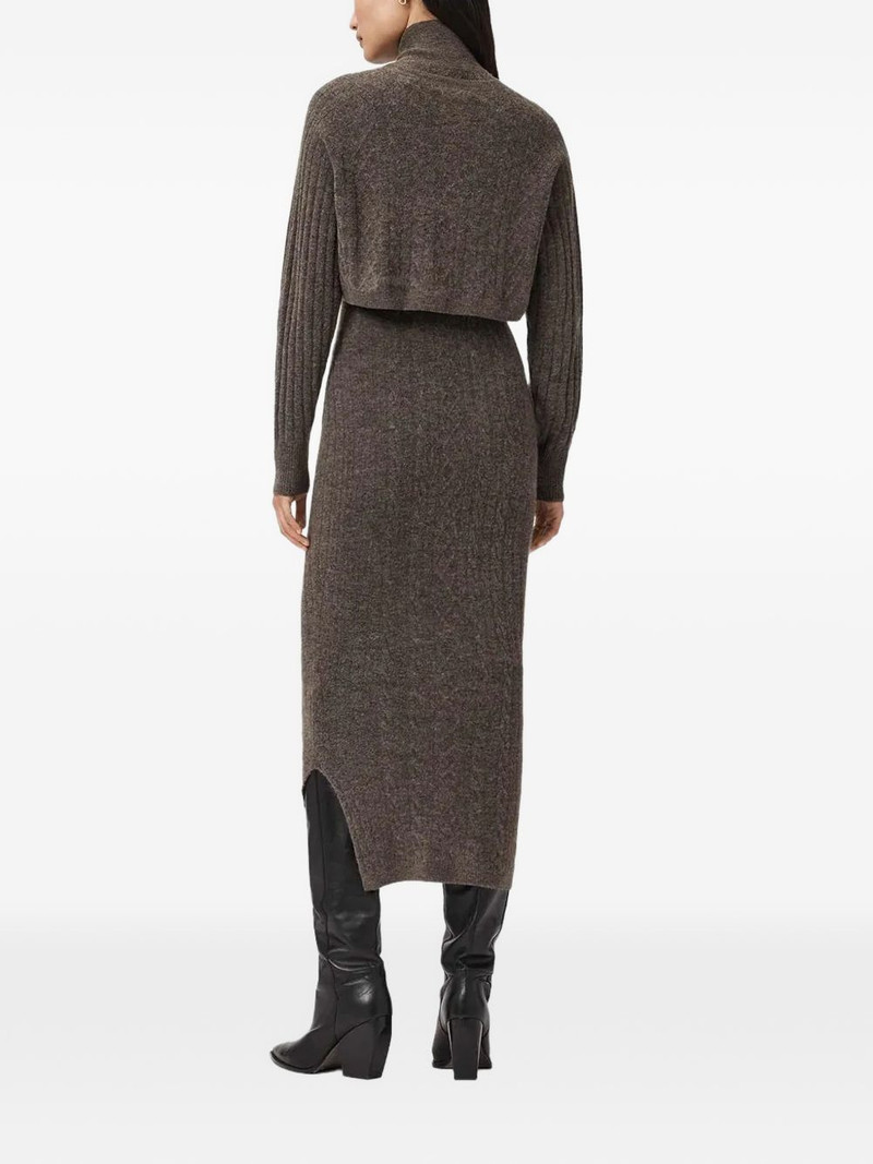 ALLSAINTS Sabine roll-neck cardigan dress set outlook