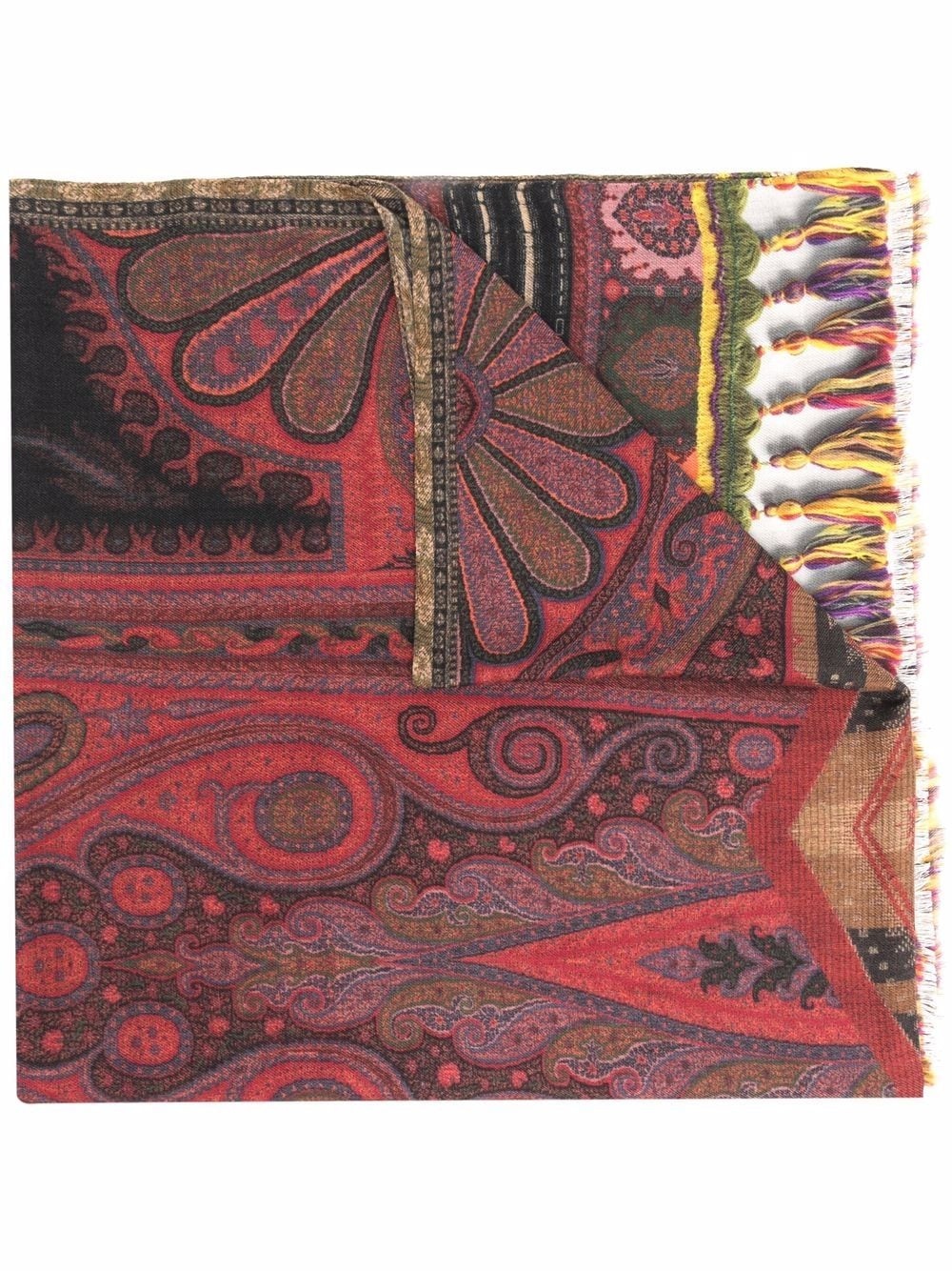 ornamental paisley scarf - 1