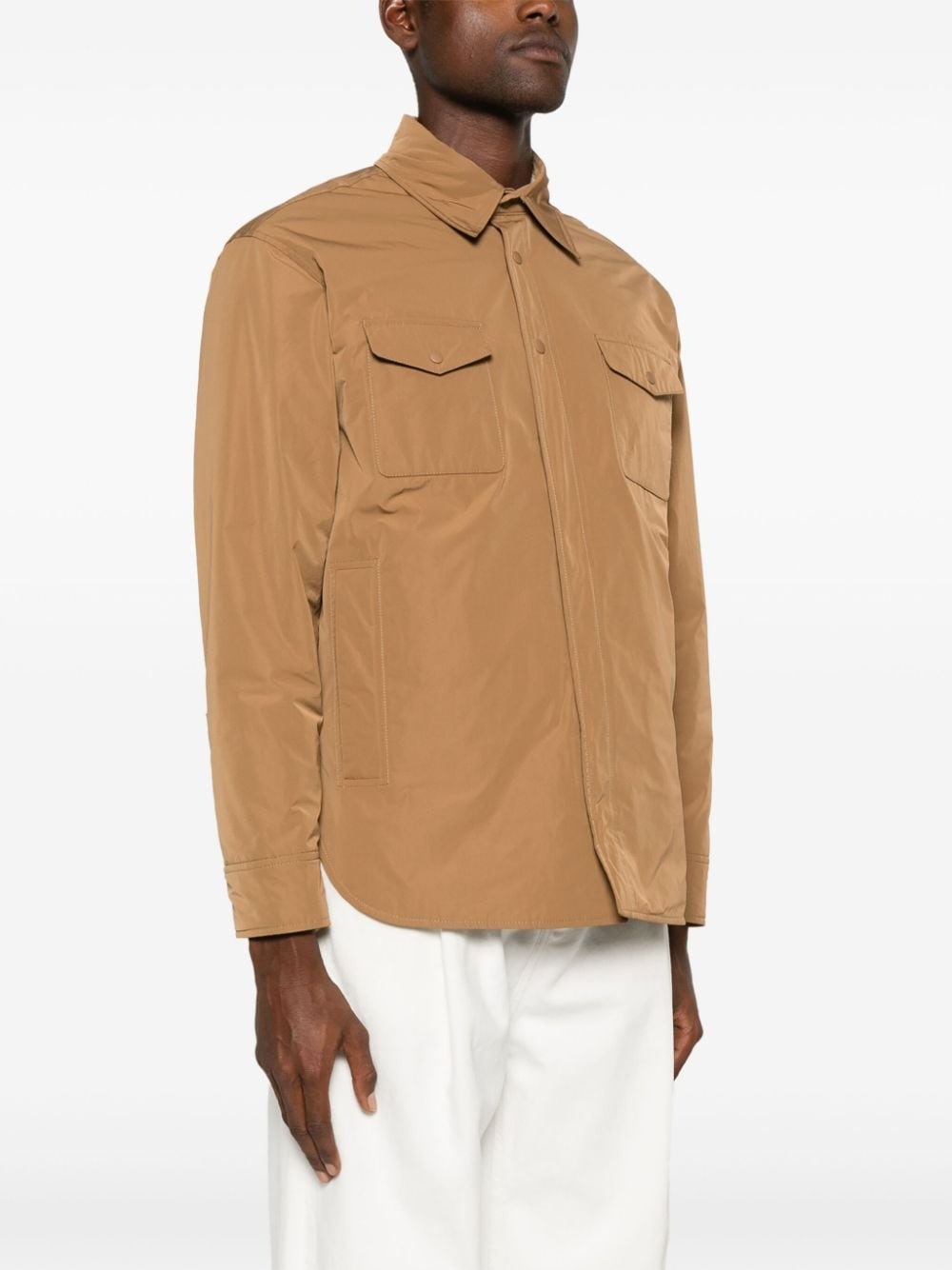padded shirt jacket - 3