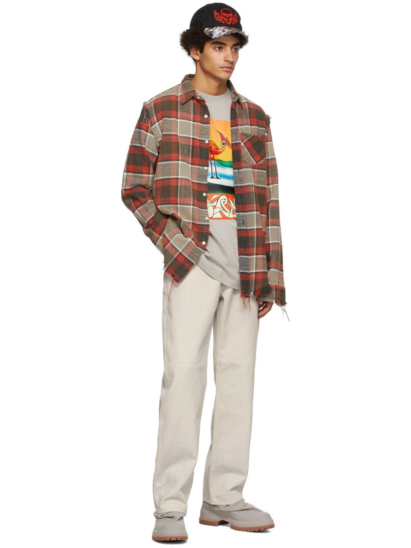 Heron Preston Grey Cotton T-Shirt outlook