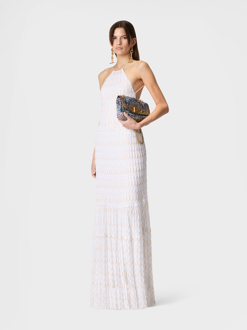 Missoni Long dress with lace motif and open back outlook