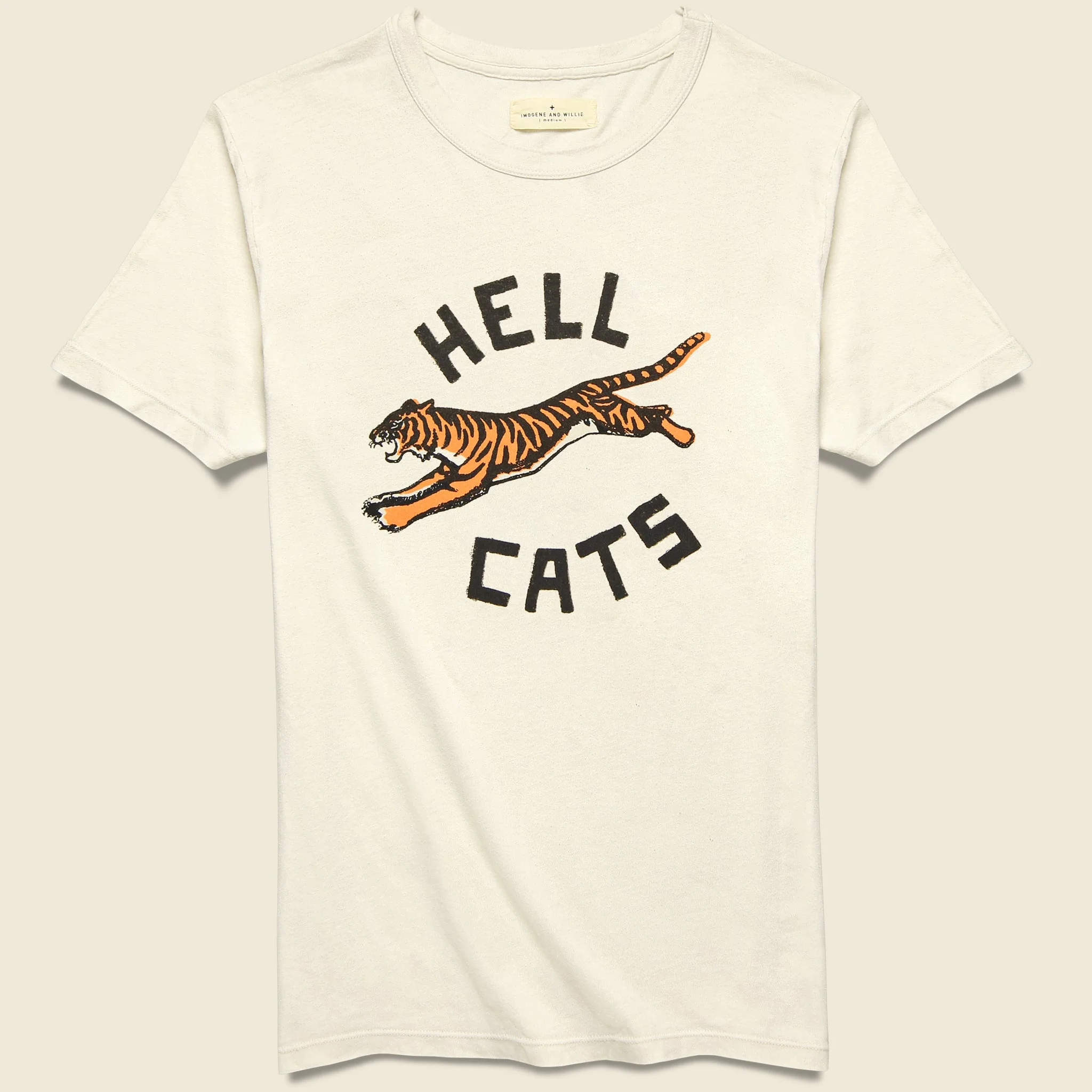 Hell Cats Tee - Vintage White - 1