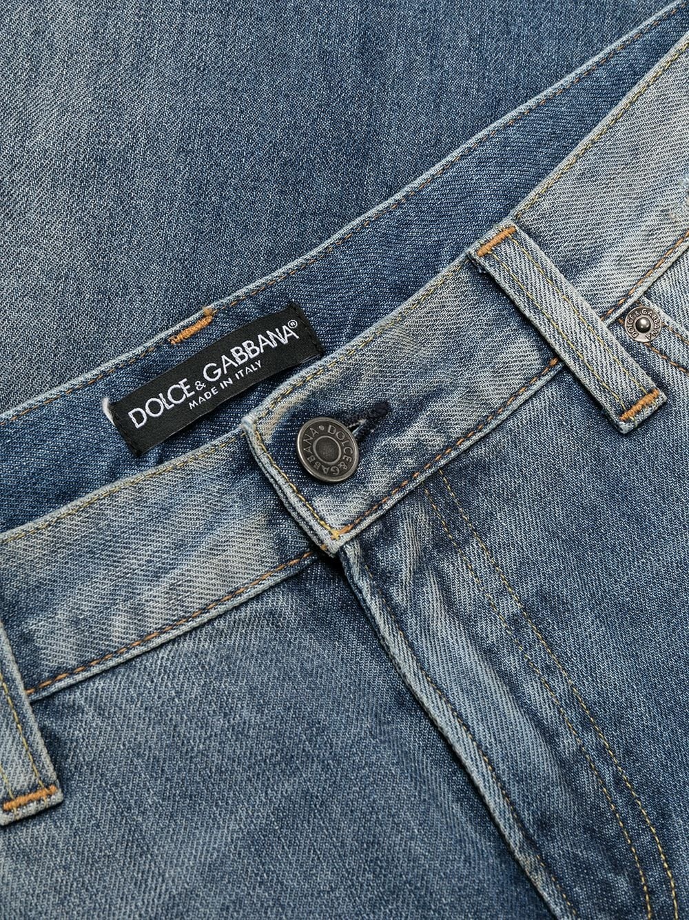 ripped-detail jeans - 6