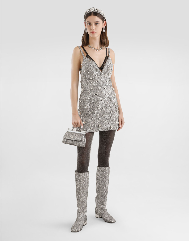 Dolce & Gabbana Brocade dress with embroidery outlook