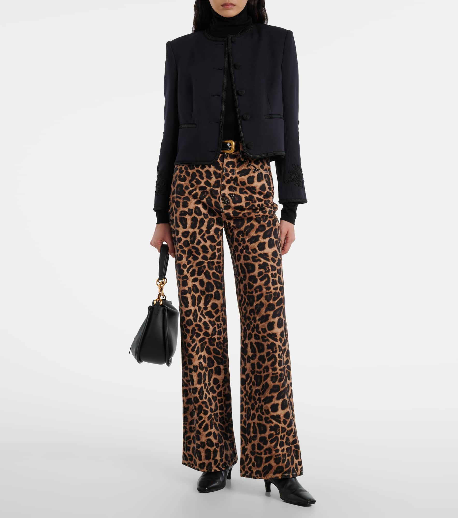 Latrell cropped embroidered jacket - 2