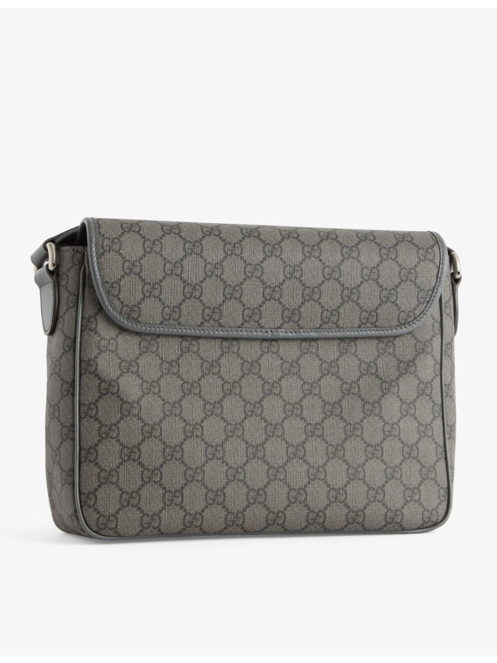 Monogram-pattern coated canvas cross-body bag - 4