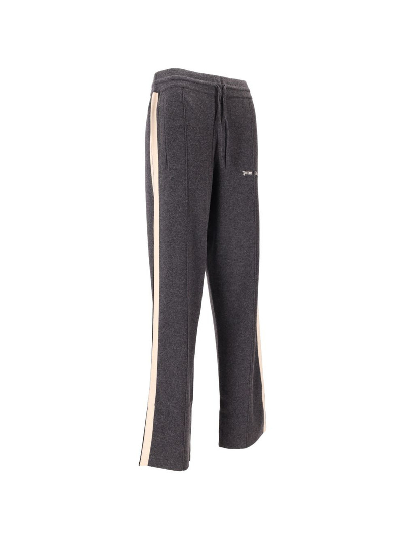 logo stripe knit trousers 3