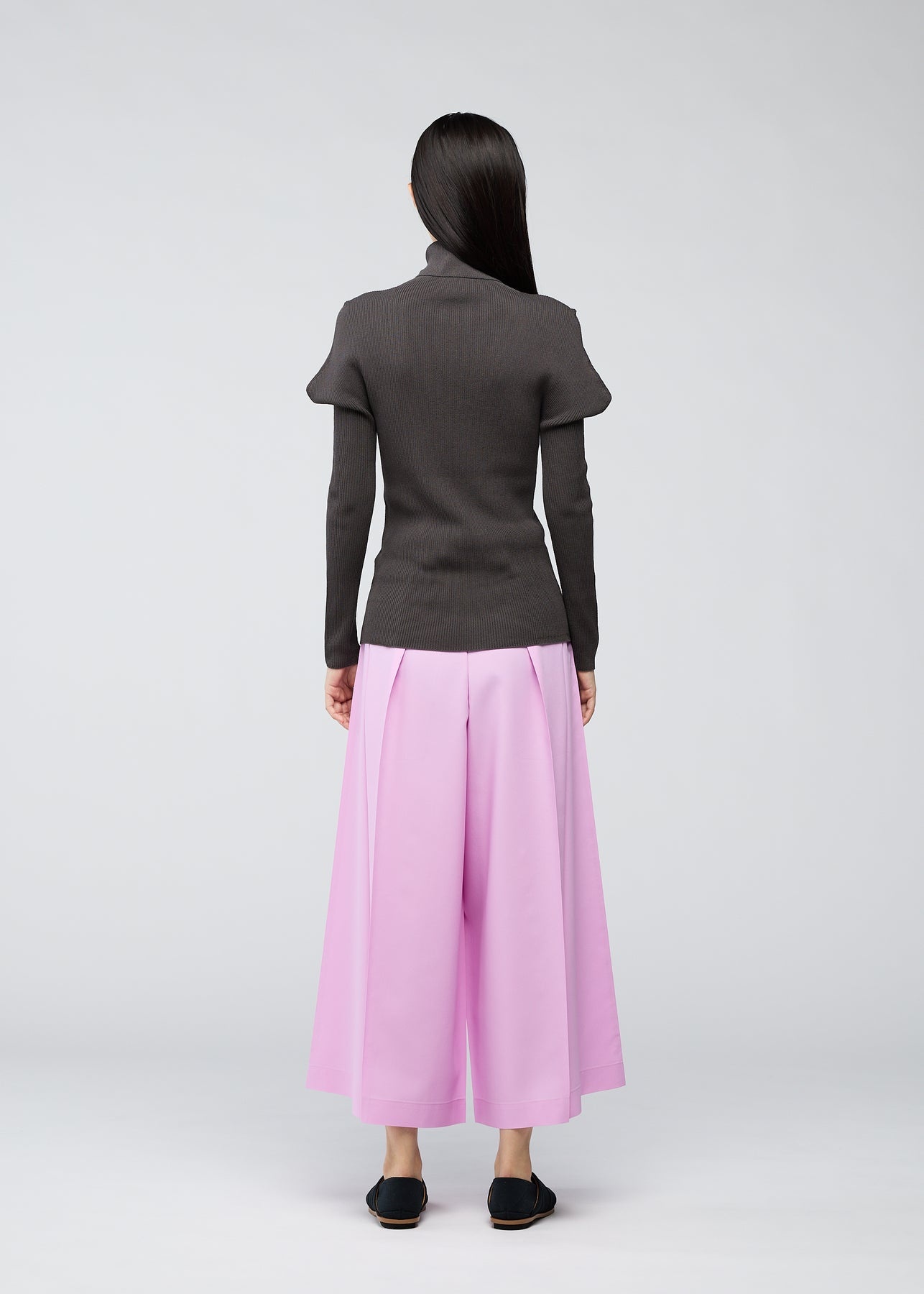 FLAT RIB KNIT BLOUSE - 4