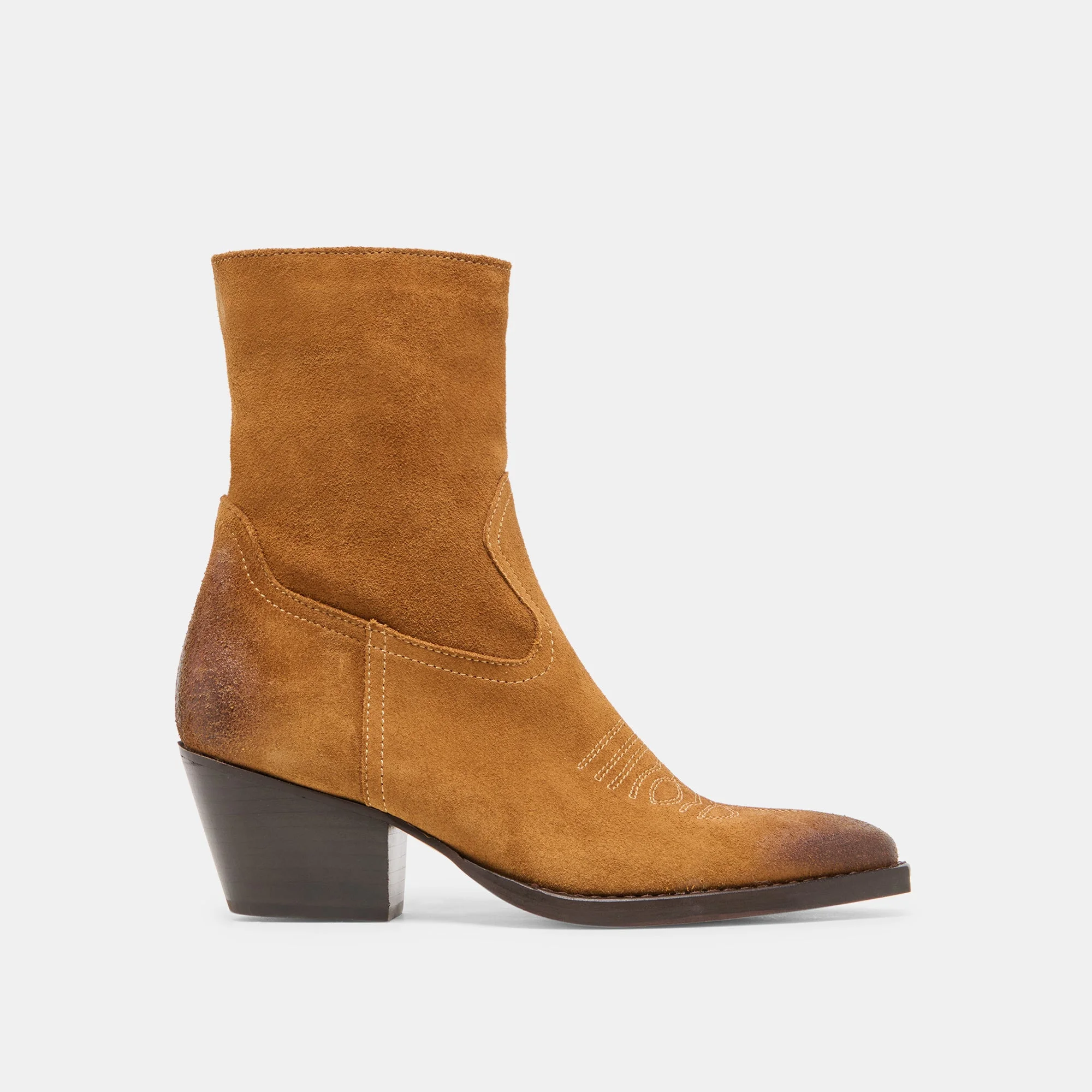 KLYDE BOOTS COGNAC SUEDE - 1
