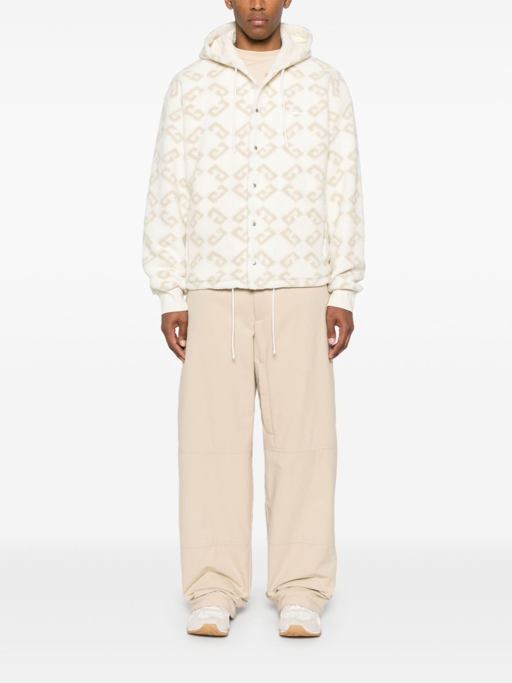 faux-shearling hoodie - 2