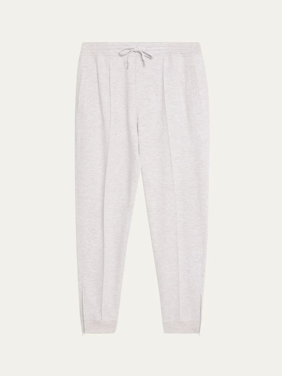Men's Pintuck-Pleated Drawstring Sweatpants - 1