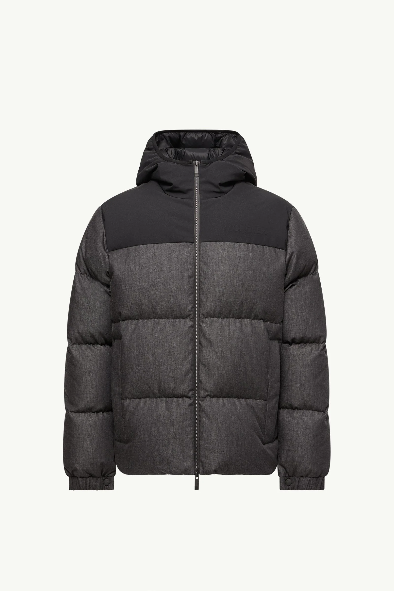 Oulojoki Hooded Mid-Length Down Jacket - 1